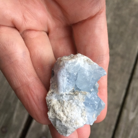 Celestite Crystal Cluster - Picture 8 of 12